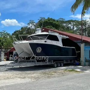 Gospel Boat 10-12m catamaran à grande vitesse bateau de pêche personnalisé