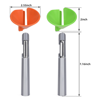 Magic Custom 3 In 1 Multifunctionele Plastic Fruit En Groente Peeler Cutter