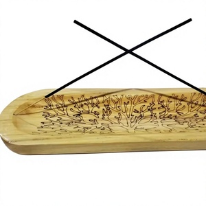 Premium Wooden Incense Stick Holder for Yoga and Meditation - Product Image 1