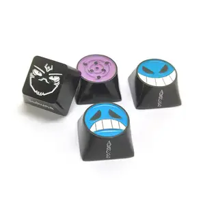 Keycaps produttore Wing Of Freedom Keyhat metallo acciaio inossidabile smalto meccanico Keycap tastiera personalizzata Keycaps