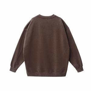 Sudadera Oversize Retro Lavada de Cuello Redondo con Hombros Caídos, Estilo Otoño, 400g - Product Image 5