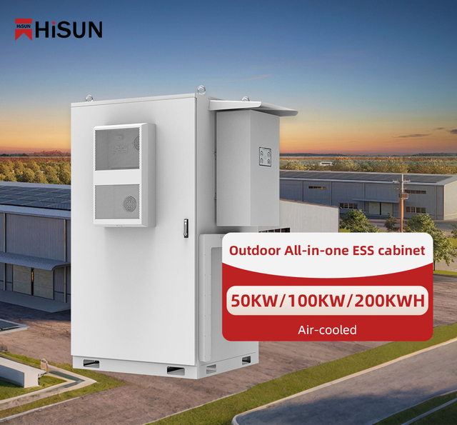 High Voltage Solar Battery Storage System 100KW 200KW 500KW Air Cooled Outdoor Integrated Commercial Energy Storage Cabinet