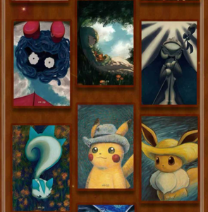 Cartes de collection PGU Pokémon et peintures à l'huile, personnages d'anime Pikachu Luffy, cartes à collectionner, jeux de société, jouets, cadeaux - Product Image 3