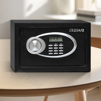 CEQSAFE Beliebter Elektronischer Digitaler Mini-Tresor für Büro und Zuhause zum Aufbewahren von Geld