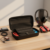 Étui de transport HORI Demon Mecha EVA pour Nintendo Switch, compatible avec la manette NS, étui rigide