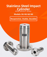 Marteau vibrant pneumatique durable en acier inoxydable SS/30/40/60/80 avec base de montage pour le déblocage des silos