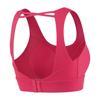 Débardeur de sport pour femme à dos ouvert, respirant, en Spandex/Nylon, avec bonnets fixes, col carré, pour Yoga, Pilates et Fitness