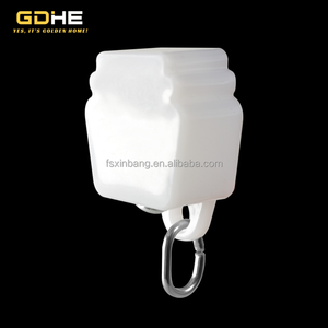 Rail de rideau en alliage d'aluminium robuste avec support de montage dissimulé, rail de rideau à plis en S avec <span class=keywords><strong>barre</strong></span> en <span class=keywords><strong>PVC</strong></span> silencieuse intégrée - Product Image 4