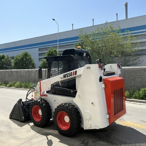 Chargeuse compacte HS50 Débit hydraulique <span class=keywords><strong>65L</strong></span>/min Pression 180bar Cabine fermée avec climatisation Moteur diesel 4 cylindres - Product Image 3