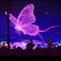 Nouveau produit Écran de projection en maille holographique avec le meilleur projecteur holographique 3D en gaze