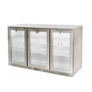 Réfrigérateur de bar extérieur commercial à gaz R600A, capacité 450 canettes, en acier inoxydable, intégré, avec verrou - Product Image 3