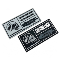 Patchs en caoutchouc rectangulaires 3D en PVC personnalisables à coudre pour chapeaux - Vente en gros