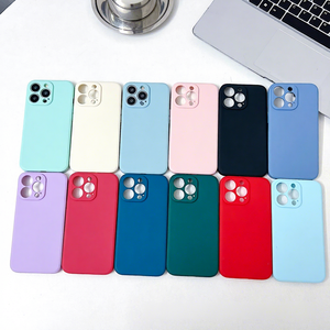 Funda de TPU para <span class=keywords><strong>iPhone</strong></span> 16 Pro/15 Pro, Antigolpes, Delgada, Mate, Color Sólido, Borde Cuadrado, Recortes Precisos - Product Image 1
