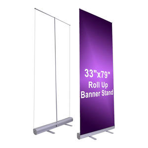 Zhijie ZJ-R Verstellbarer Anpassbarer Tragbarer Werbe-Aluminiumrahmen Roll-up Banner-Ständer für Indoor- und Outdoor-Veranstaltungen - Product Image 5