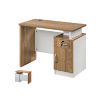 Bureau d'ordinateur, bureau à domicile, bureau tout-en-un, bureau minimaliste moderne, bureau d'écriture pour chambre à coucher, bureau d'étudiant, bureau en bois