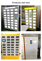 Casier alimentaire intelligent Youbai de haute qualité, distributeur de colis intelligent, distributeur de pizzas, casier alimentaire chaud transparent