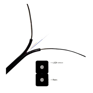 GJXH GJXCH 1,2, <span class=keywords><strong>4</strong></span>,6, 8,12 Cores FTTH platte indoor outdoor glasvezelkabel Drop Kabel - Product Image 1