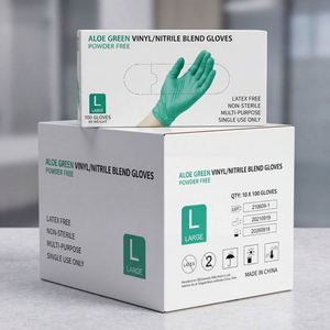 Food Grade Black Synthesis Vinyl Nitrile Blend Disposable Gloves Custom Logo Household Gloves for Cooking Cleaning <b>Tattoo</b> Work - Product Image 2