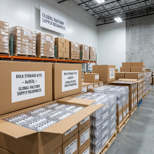 Industrial 10-Vial Pre-Trayed Bulk Storage Sets with Transparent Shrink-Wrapped Plastic Trays & 10ml Neutral Glass Vials - Product Image 6