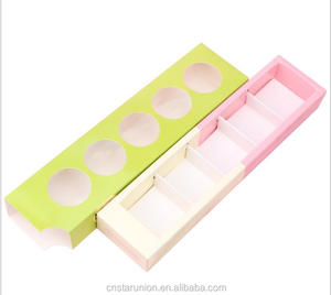 100pcs MOQ High Quality Custom Food Paper Tea Box Wholesale Snacks Cupcake Egg Tart Waffle Brownie macarones Packaging Box