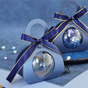 Ensemble de sacs cadeaux de mariage, sacs en papier pour coffret cadeau, coffret cadeau de luxe pour emballage de bonbons - Product Image 1