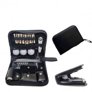 Sac de transport multifonctionnel en PU pour kit de golf USA Mairun823 – Pochette d'accessoires pour télémètre, couteau, brosse, clip à balles, tee et marqueur de score - Product Image 1