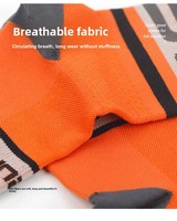 Chaussettes de cyclisme athlétiques en nylon respirant et antidérapant SUNGNAN avec logo personnalisé, tricotées, ODM, pour hommes et femmes, pour le vélo en plein air
