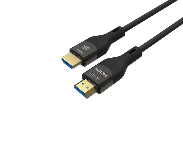 Plenum HDMI 2.0 AOC Cable 18Gbps 4K 60Hz Active Optical HDMI Cable 10m-100m for Pro-AV System Integration  LED Video Wall
