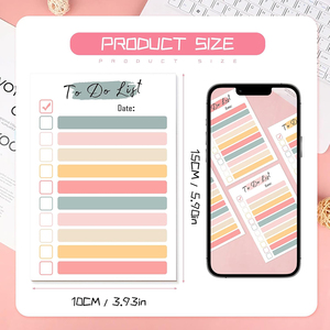 Bán Buôn Biểu Tượng Tùy Chỉnh In Ấn Mua Sắm Danh Sách Tủ Lạnh Sticker Mềm Từ Backboard Danh Sách Notepad - Product Image 2