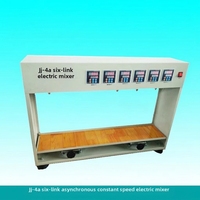 Agitateur électrique asynchrone à six postes à vitesse constante JJ-4A, agitateur électrique multi-têtes à vitesse constante