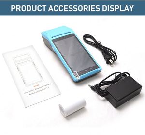 3 gam NFC Máy in di động <span class=keywords><strong>Android</strong></span> cầm Tay <span class=keywords><strong>POS</strong></span> thiết bị đầu cuối <span class=keywords><strong>QR</strong></span> Máy quét mã PDA thiết bị cho hậu cần và cửa hàng bán lẻ - Product Image 5