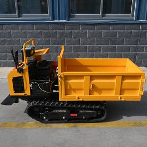 Китай самозагружающий мини-гусеничный транспортер резиновый гусеничный самосвал для продажи - Product Image 2