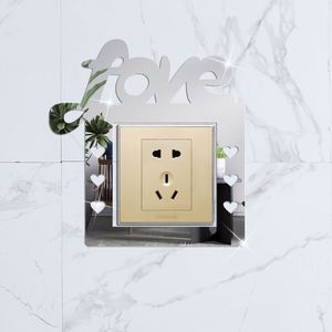 2025 New Hot Selling Creative Diy <b>Acrylic</b> <b>Mirror</b> Wall Sticker Switch Beautification Decoration - Product Image 4