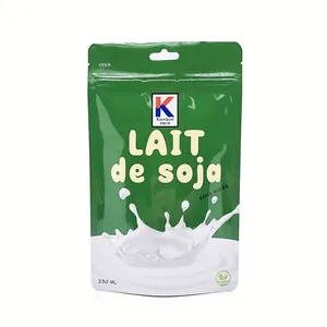 BAS quantité minimale de commande Hanger Trou Protéine de Lait Thé Café Cacao Poudre Sac d'emballage Avec Logo Personnalisé Imprimé Pochette debout