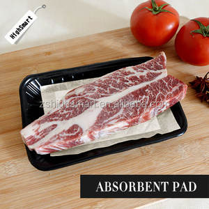 SMART PAD AP # 03 Tampons absorbants personnalisables en matériau SAP PE pour l'emballage de la viande et de la volaille - Product Image 3