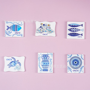 Ensemble d'aimants de réfrigérateur avec des tableaux célèbres du monde, autocollants magnétiques rectangulaires, design traditionnel, cadeau multi-pièces - Product Image 4
