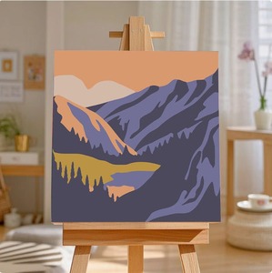 Scatena la tua creatività DIY kit di pittura a olio digitale classica <span class=keywords><strong>tele</strong></span> Pre-disegnate pigmenti vivaci soggetti animali arte della casa - Product Image 5