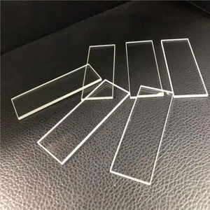 Plaque de verre borosilicate 3.3 transparente carrée polie haute température - Product Image 2