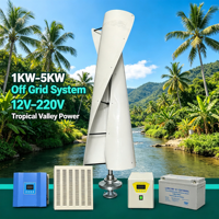 Éolienne à axe vertical sans entretien 1KW-50KW, générateur PMG Maglev triphasé 48V 220V 380V MPPT