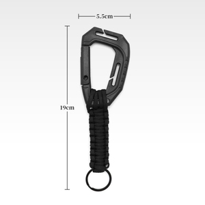 Nuevo diseño Paracord Lanyard Outdoor 550 Paracord Survival Llavero con mosquetón de plástico - Product Image 2