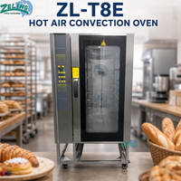 Four à convection à air chaud 16 kW à 8 plateaux, équipement de boulangerie commercial électrique pour la cuisson du pain, des gâteaux et des biscuits
