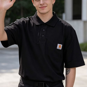 Polo pour homme en coton 100% de haute qualité, manches courtes, personnalisable, pour la vente en gros, avec logo Hartt, pour usage intensif - Product Image 6