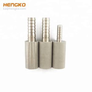 Sinterizzato in acciaio inox 316L carbonatazione pietra/diffusione pietra 2 <span class=keywords><strong>um</strong></span>, tubi raccordi per 1/8 pollici - Product Image 6