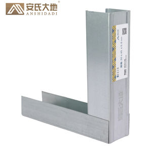 פלדה מגולוונת קיר פלדה מגולוונת מסלול מד אור ערוץ מסגור עבור מערכת קיר מחיצה - Product Image 3