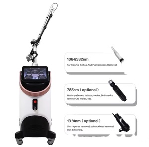 Nouvelle Machine Laser Picoseconde Verticale 2026 en Promotion 1064 532 785 1320nm pour l'Élimination des Tatouages, des Pigments et le Rajeunissement de la Peau - Product Image 1