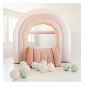 Kommerzielle aufblasbare Türsteher Hüpfburg Bounce House Combo mit Rutsche für Kids Party weiß<span class=keywords><strong>e</strong></span> Spring burg - Product Image 2