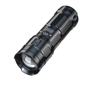 Bestseller Aluminum Alloy Flashlight Ultra-bright Long-range LED <b>Rechargeable</b> Convenient Emergency Flood Prevention - Product Image 2