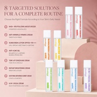 HALORINNA Coffret de Soins Visage 8 Types Multi-Botaniques Infusés Absorption Rapide Raffermissant Éclaircissant Améliore la Texture de la Peau Soin Quotidien