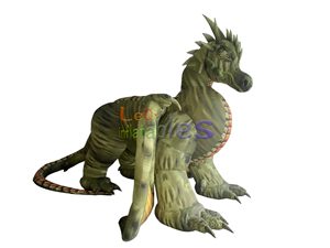 Décoration de parc d'attractions Dragon gonflable géant de 4m, dragon d'ange gonflable de dinosaure T-<span class=keywords><strong>Rex</strong></span> réaliste de grande taille - Product Image 4