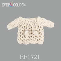 Mini cadeaux de fête prénatale style vintage/moderne/classique, vêtements et robes en crochet pour bébés, cadeaux pour l'anniversaire des enfants EF1721